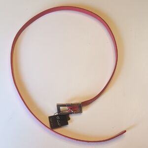 White House Black Market Pink Belt - Silver & Gold Buckle!!!